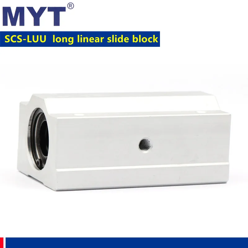 2 stücke myt hochpräziser scs13luu langer linearer Lager block sc13luu sc13l scs13l für 13mm cnc Router 3d Druckers tange teile – Detail 3