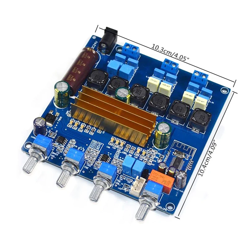 TPA3116 Bluetooth 4,2 аудио цифровой усилитель плата 2,1 сабвуфер усилитель 50+ 50 Вт+ 100 Вт бас HIFI тональная плата