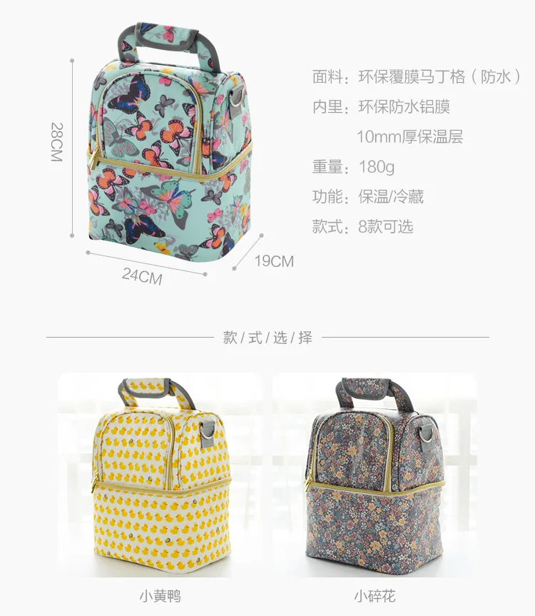 Diaper Bag Fashion New Style Hand Mummy Bag Multi-functional Large Thick Insulated Breastmilk Storage MOTHER'S Bag Wholesale