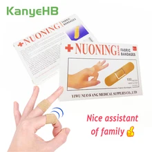 100pcs Band Aid Wound Dressings Sterile Hemostasis Stickers First Aid Bandage Heel Cushion Adhesive Plaster Emergency Kit H050