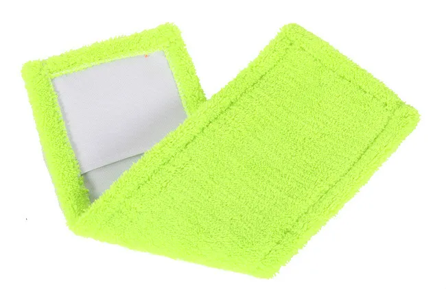 Домашний коврик для уборки кораллового бархата, сменная насадка для уборки, подходит для уборки пола, мягкая текстура, практичная - Цвет: green