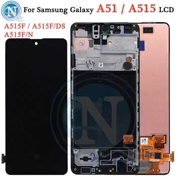 

Original For Samsung Galaxy A51 LCD Display Touch Screen Digitizer Sensor Assembly For Samsung A51 LCD A515 A515F Display