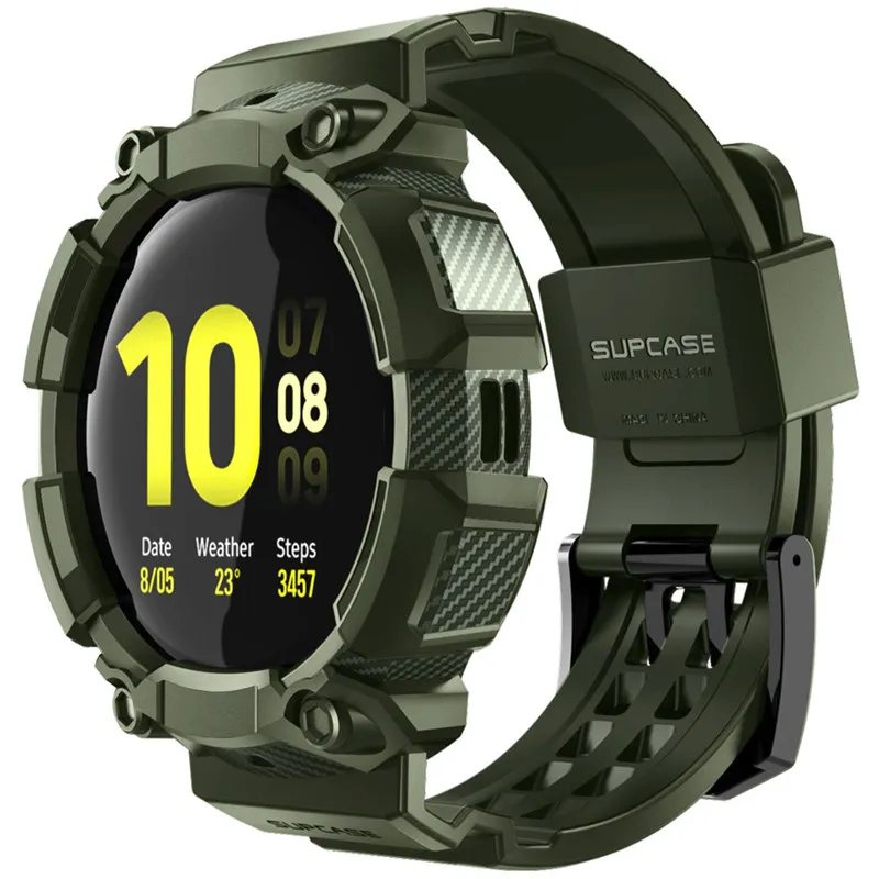 Case For Samsung Galaxy Watch Active 2 Galaxy Watch Active 40mm Supcase Ub Pro Rugged Protective Case Cover With Strap Bands Smart Accessories Aliexpress