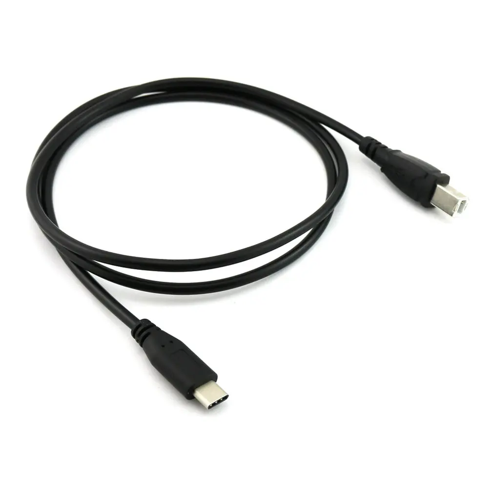 1MUSB-C USB 3,1 type C штекер USB 2,0 B Тип Мужской кабель для передачи данных Шнур для телефона принтер Прочный Мужской кабель для передачи данных