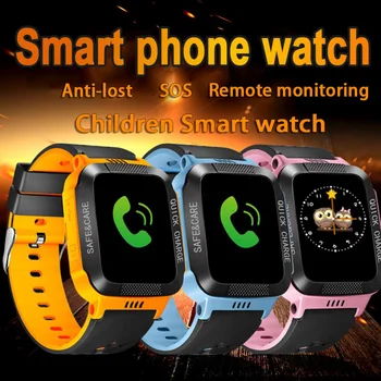 

Kids Smart Watch For Y21S Children Anti-lost SOS Tracker Digital Watch with Remote monitoring Sim Card Call Watch