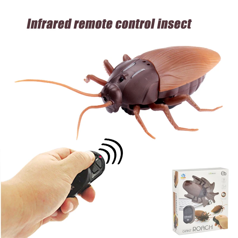 

Infrared RC Remote Control Animal Toy Kit for Kids Adults Smart Cockroach Spider Ant Prank Jokes Radio Insect for Boys Toy