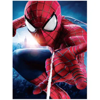

Full 5D Diy Diamond Painting Cartoon Spiderman Mosaic Diamond Rhinestone Embroidery Cross Stitch Home Decor Handicrafts Gift