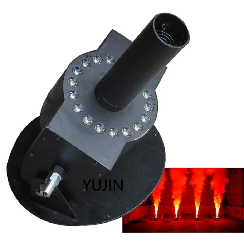 2 шт./лот 18x3 Вт DMX LED RGB крио CO2 струйная машина для сценического использования