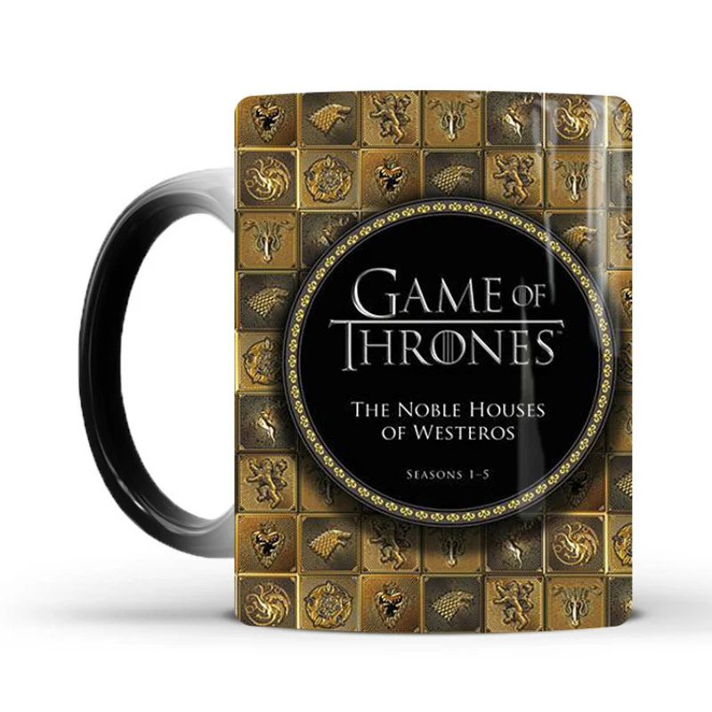 

Game Of Thrones Mugs Color Changing Magic Tea Coffee Cup Heat Reactive Cup For Friend Children Gift Beer Mug Caneca