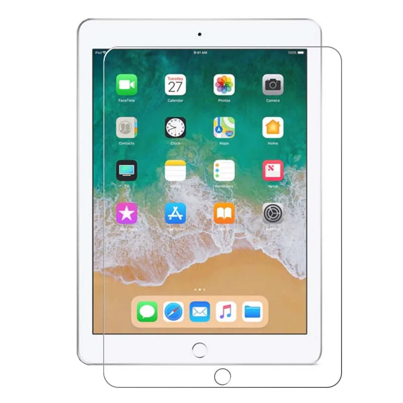 Для Apple iPad 9,7()() 5th/iPad Pro 9,7() Air Air2 закаленное стекло 9H 2.5D Премиум Защитная пленка для экрана