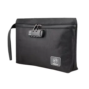 

2020 Newest High Quality Waterproof Travel Storage Bag Password Lock Deodorant Makeup Bag Smell Proof Bag Black