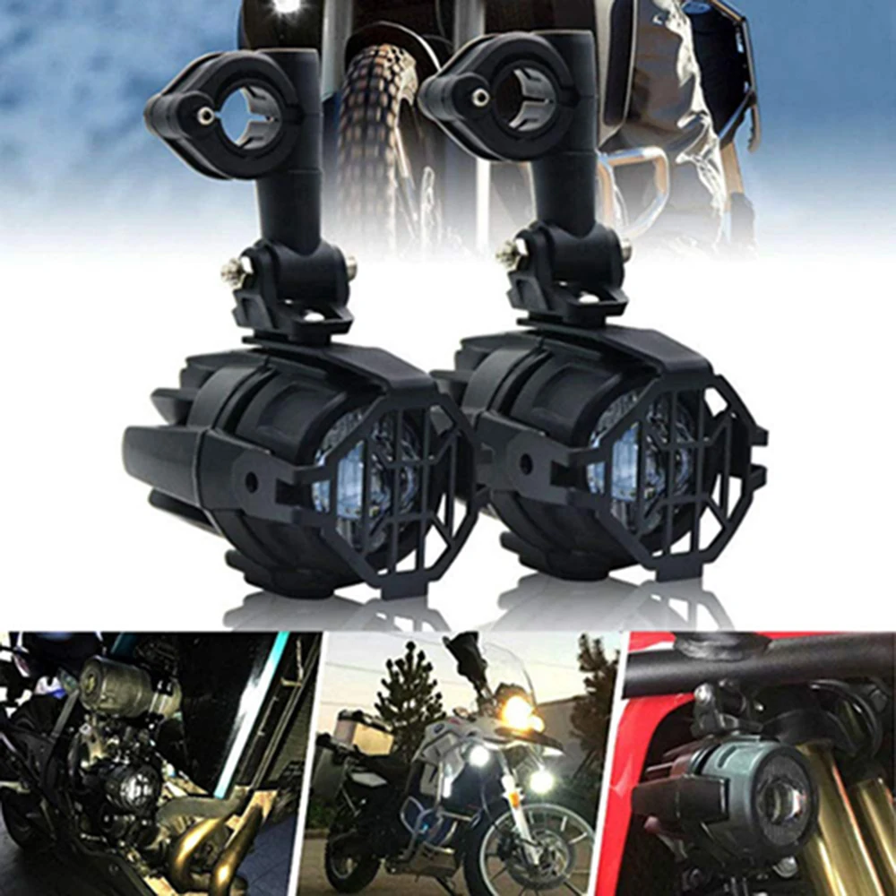 

Hot New 2PCS Motocycle Auxiliary Fog Lights Driving Lamp For BMW R1200GS F800GS Motocycle Led Light
