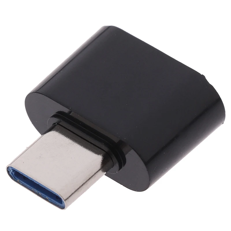 Micro USB OTG 2,0 Hug конвертер тип-c OTG адаптер для Android телефона кабельный считыватель карт флэш-накопитель OTG Кабельный считыватель - Цвет: Черный