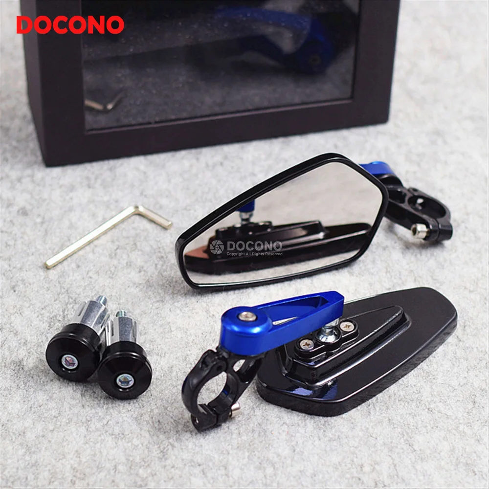 Specchi Retrovisori Laterali Manubrio Moto 22Mm Universali Per Honda Cbr 400R Cbr 650F Nc 700S A4Msx 125 Cb 1000R Cbr 500R Ecc.