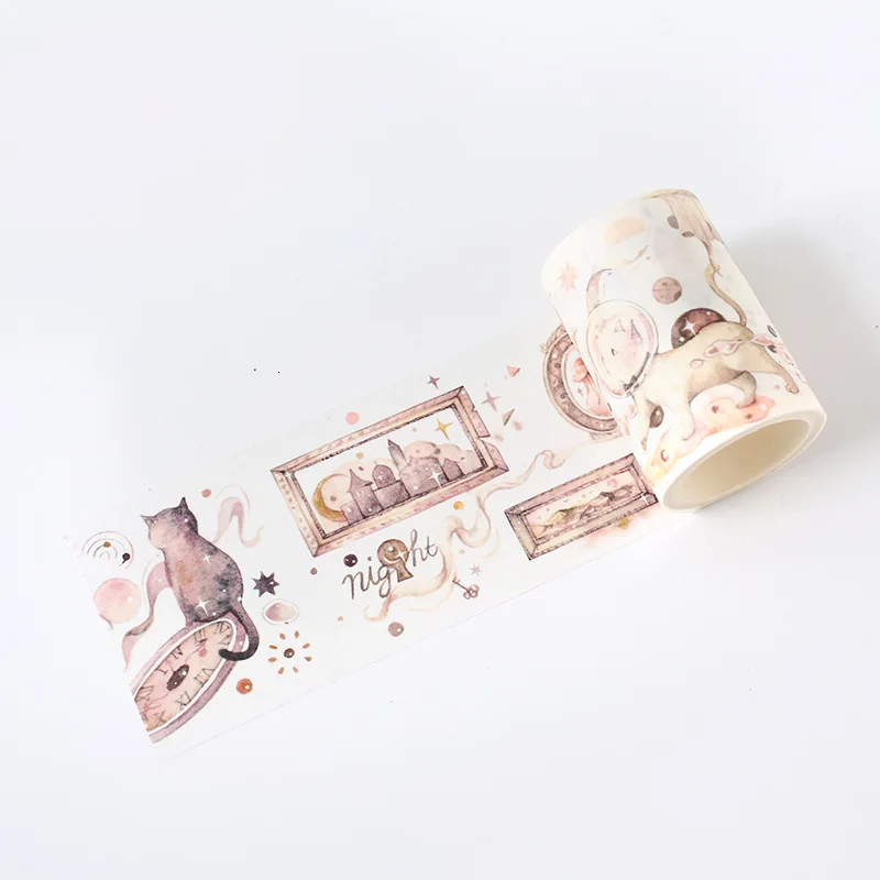 Креативная красивая лента для девочек Васи дневник DIY клейкая маскирующая Лента Скрапбукинг наклейки стационарные принадлежности 024086