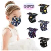 10/50pcs Mascarillas Children's Disposable Mask Star Printed Three Layer Protective Breathable Face Mask ndustrial 3Ply Ear Loop 5