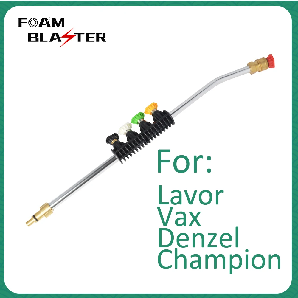 

Pressure Washer Wand Tips Metal Jet Lance Quick Nozzle Car Clean for Lavor Vax Denzel Champion High Pressure Washers