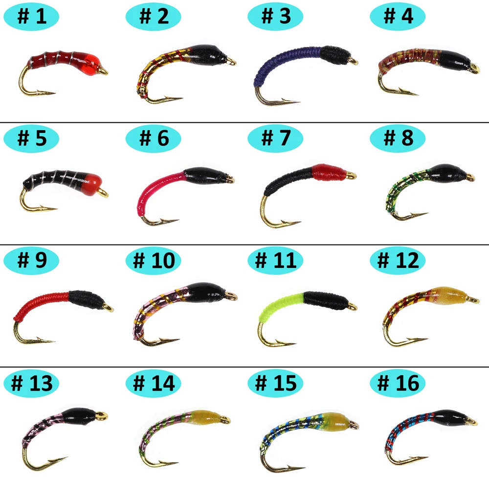 For Fly Fishing,Trout Fly Fishing Trout Flies 3 Hatching Midge Trout Buzzers