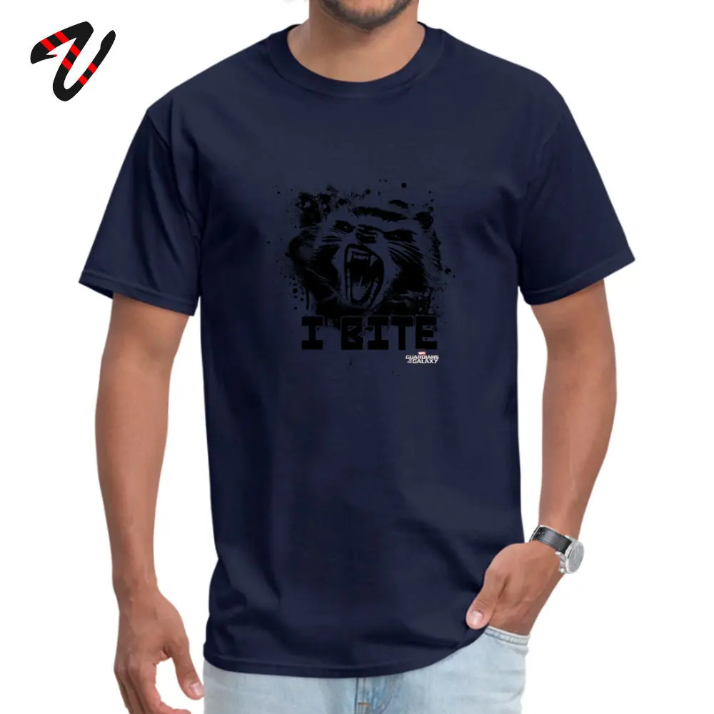 Party Rocket_Bites_ Cool Short Sleeve Fall Tops T Shirt Prevalent Crew Neck Pure Cotton T Shirt Male T Shirt Free Shipping Rocket_Bites_1118 navy