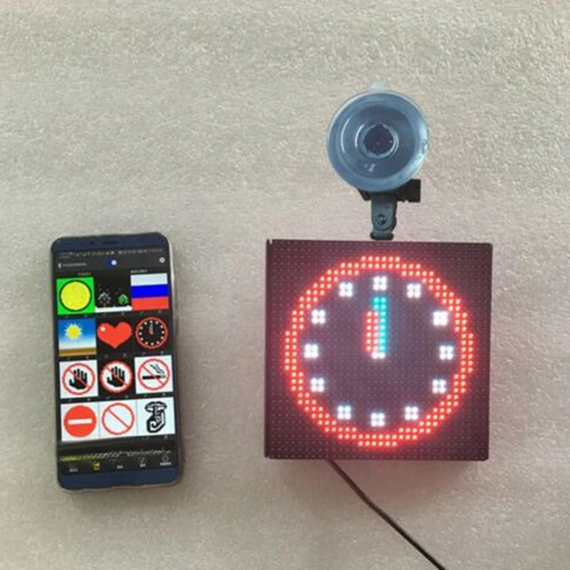 La reducere! Led Display Ecran Controlate Imagini Emoticoane