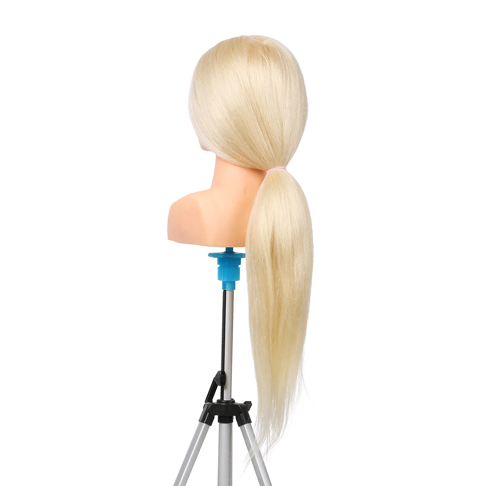 Pro Training Mannequin Heads 100 Human Hair for Braiding Manikin Head for Hairdresser Training Head Cosmetology 1 Pro Training Mannequin Heads 100 Human Hair for Braiding Manikin Head for Hairdresser Training Head Cosmetology 3