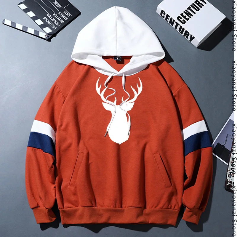 Худи Oh Deer для мужчин и женщин праздничная одежда на Рождество Модные Винтажные