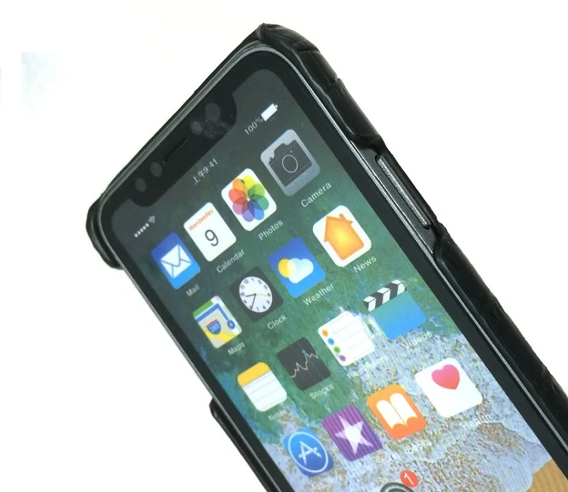 Тонкий чехол из натуральной кожи с ремешком на руку для iPhone X XS 10, Роскошный милый тонкий жесткий чехол из крокодиловой кожи для iPhone X, разные цвета