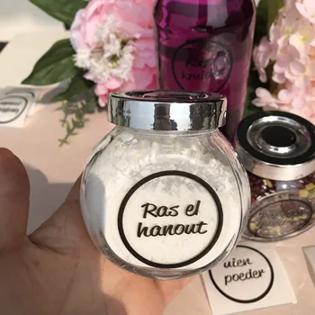 

8 pieces Glass Jar Bottle Sticker Kitchen Labels 5cm Home DIY Sign Bottle popular Stickers