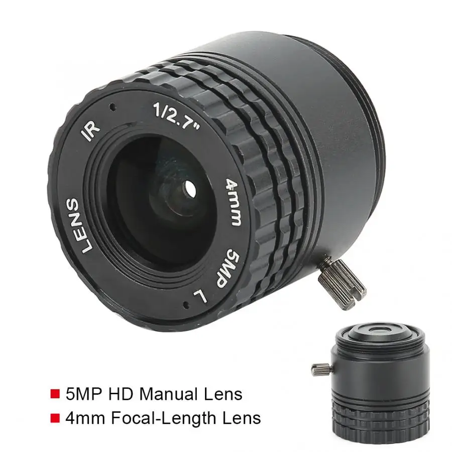 5MP 4 мм фокусное расстояние CCTV HD фиксированный объектив для камеры видеонаблюдения