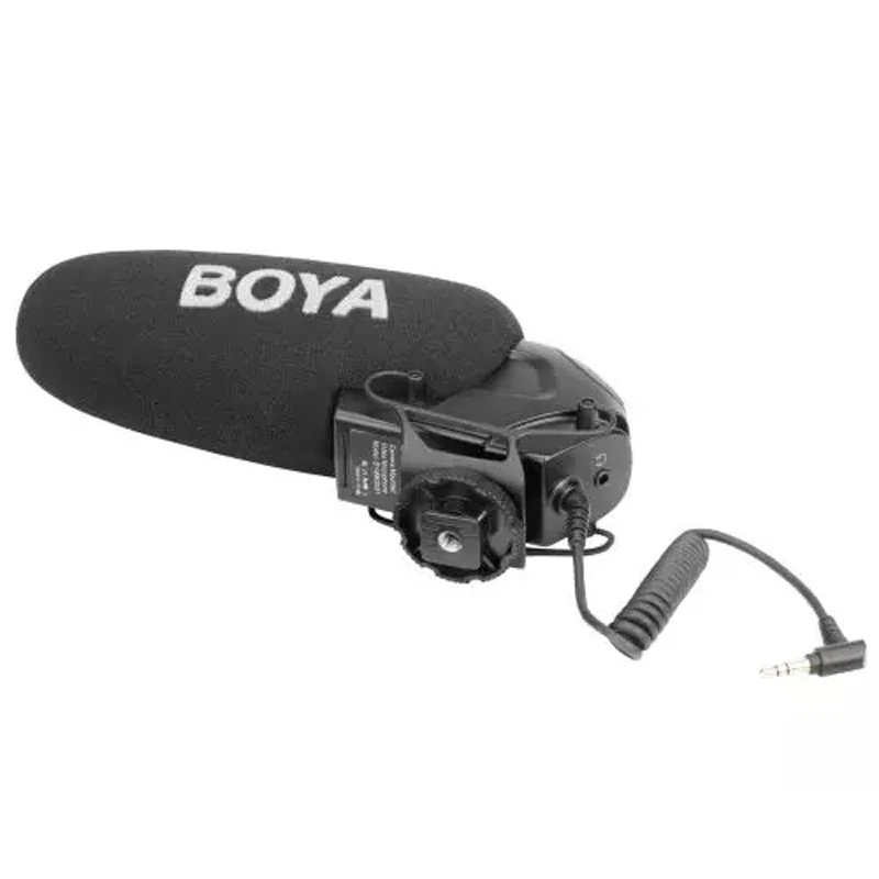 BOYA BY-BM3031 3,5 мм микрофон для камеры Canon EOS Nikon DSLR видеокамера аудиозаписывающие устройства микрофон