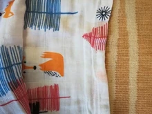 Manta de fibra de bambú para bebé, Toalla de baño suave para recién nacido, lactancia, Sábana de bebé orgánico, manta de muselina para envolver, estera para gatear, 110x120cm