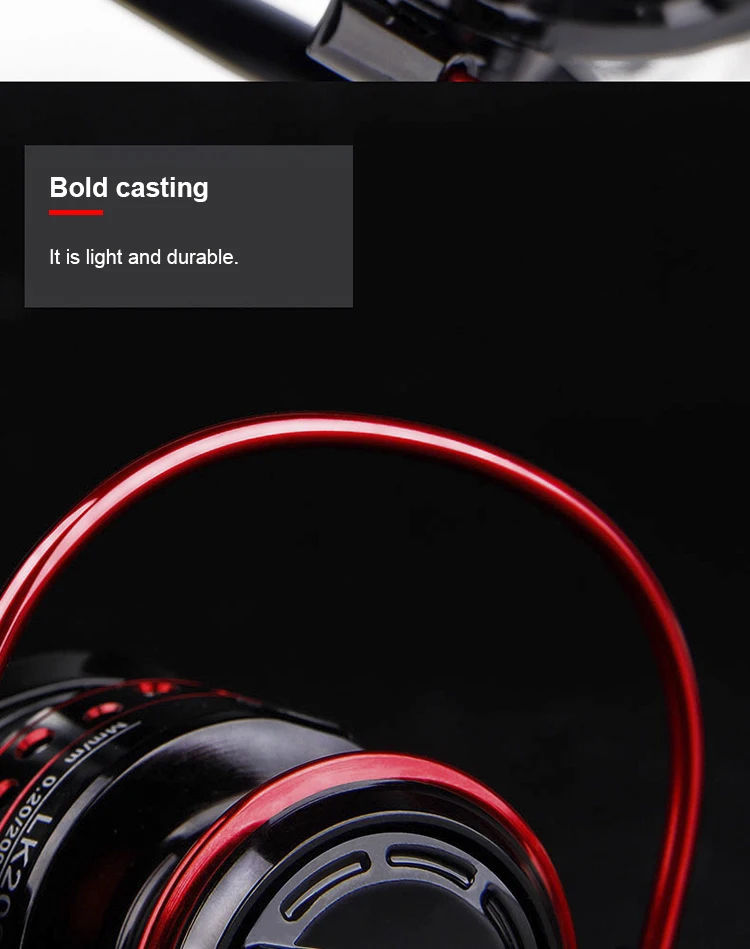 aluminum spinning fishing reel