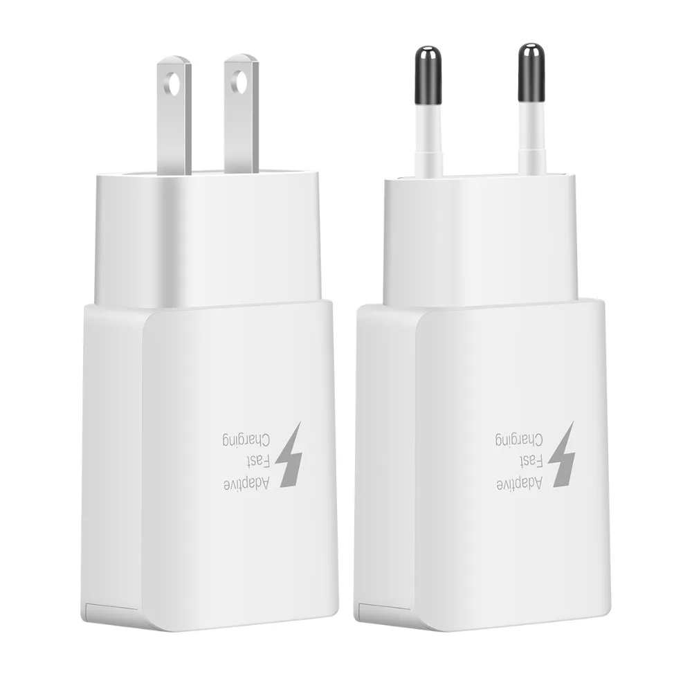 QC 3,0 адаптер зарядного устройства с двойным USB ЕС/США вилка Путешествия стены Быстрая зарядка зарядное устройство для iPhone X samsung S8 мобильного телефона зарядное устройство