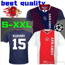 1994 1995 Ajaxes Ретро Футбол Джерси 94 95 RIJKAARD KLUIVERT LITMANEN DE BOER SEEDORF DAVIDS SEEDORF OVERMARS рубашка