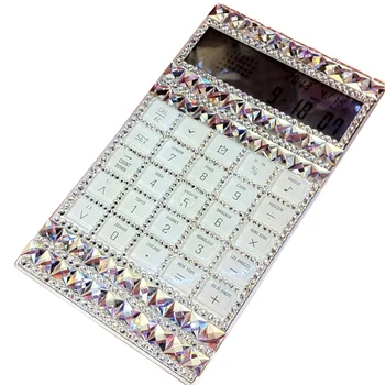 

Creative stick drill calculator rhinestone ultra-thin perpetual calendar multi-function diamond