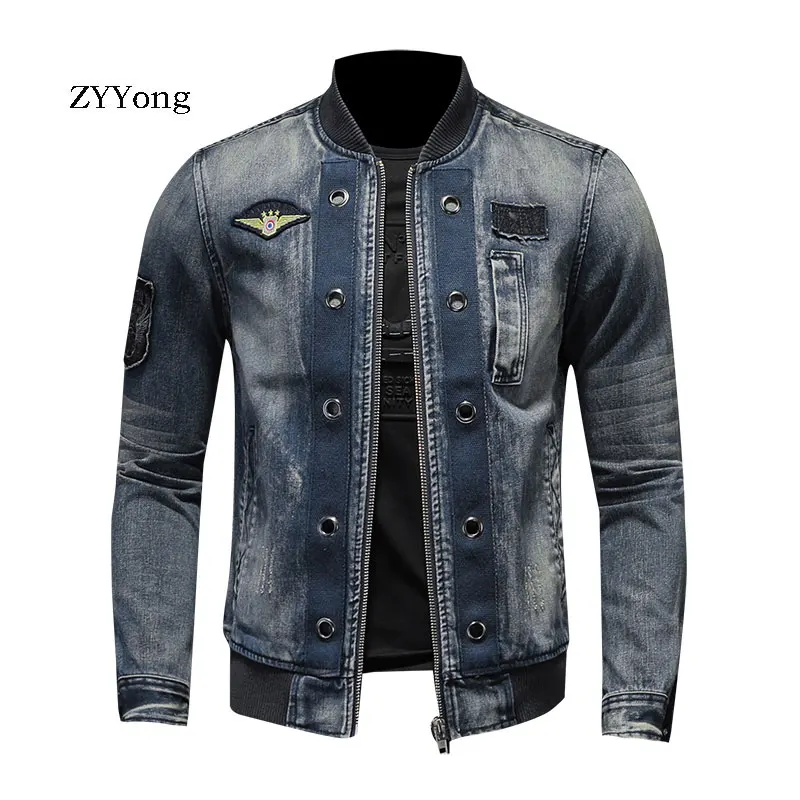 jaket jeans motor