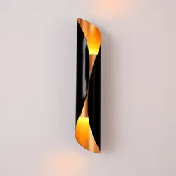 Постсовременный настенный светильник-бра для гостиницы Крытая прикроватная лампа для гостиной спальни коридора светодиодный креативный
