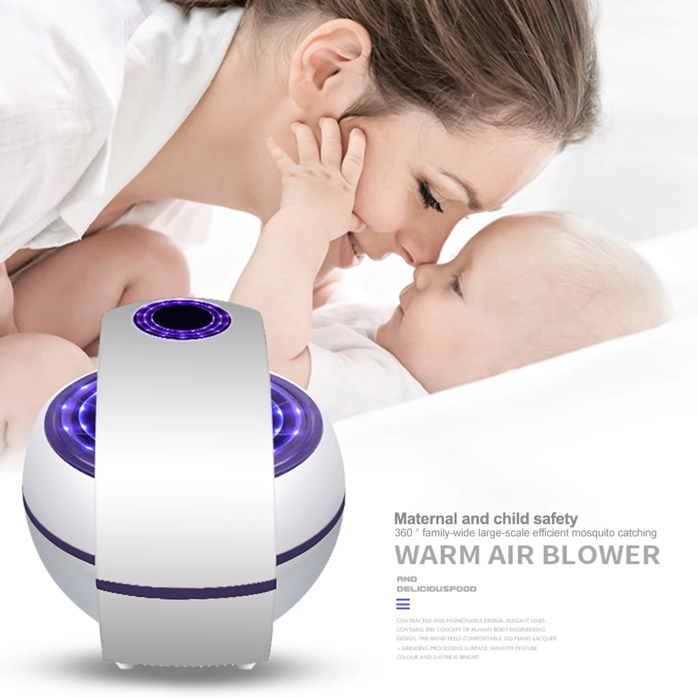 Dozzlor New USB Powered Electric Photocatalyst Fly Killer Lamp LED Inhalation Pest Killer Fly Repellent 2020 Hot Sale