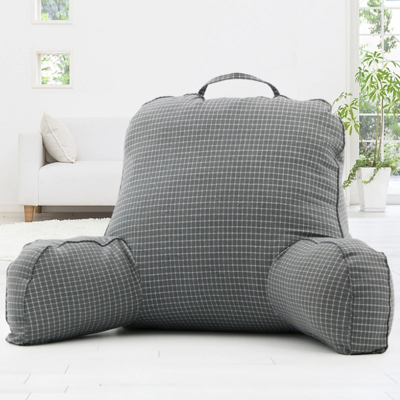 大ベッド読書残り見テレビ枕クッションアームサポート椅子カーシートソファ畳残り腰椎クッション Cushion Aliexpress