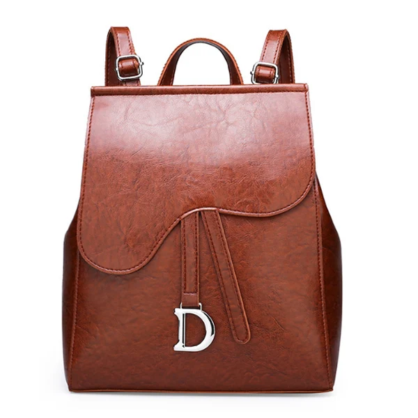 ACELURE, женские кожаные рюкзаки, женская сумка на плечо, Sac A Dos, женский рюкзак, винтажные школьные сумки для девочек, для путешествий, Новинка - Цвет: Brown