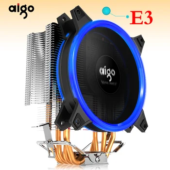 

darkFlash AIGO E3 CPU radiator 120mm 4pin cooling CPU fan PC quiet 4 Heatpipes CPU cooler for AMD Intel 775 1150 1151 1155 1366