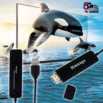 

5G Wireless HDMI Dongle Stick WiFi Display Dongle Adapter 1080P TV Mirror Simultaneous Screen Receiver for Television Projector