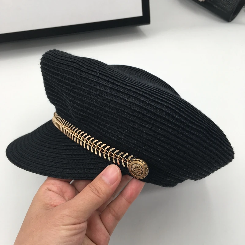 Берет рыцарская Кепка кепка Короткие карнизы Рыбацкая шляпа весна лето на день