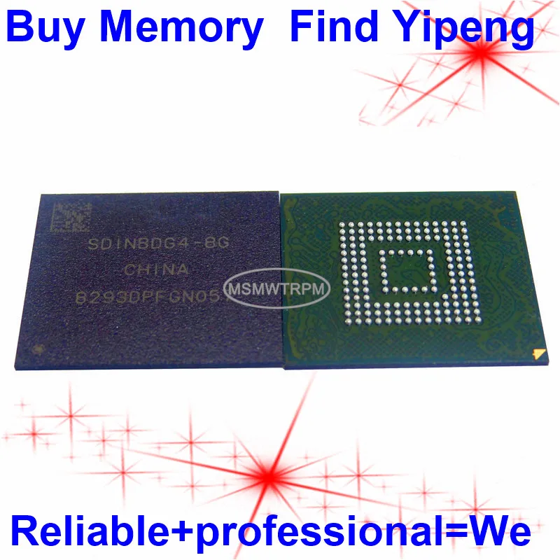 SDINBDG4-8G 153FBGA EMMC 5.1 8GB FLASH MEMORY SDINBDG4 | Электроника