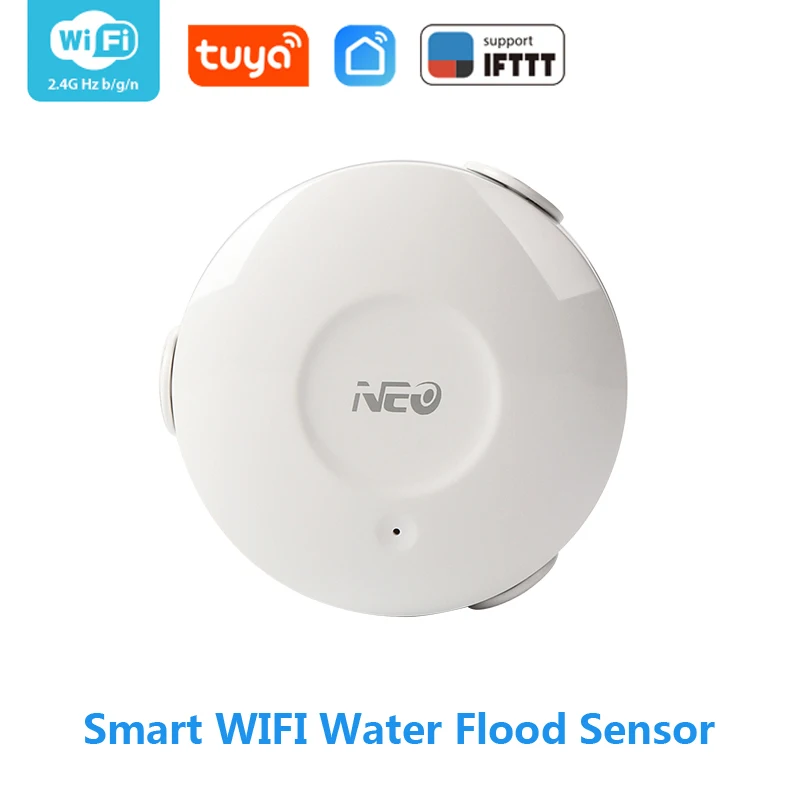 Coolcam NEO wifi умный датчик потока воды домашний securet wifi детектор утечки воды приложение уведомления оповещения датчик воды сигнализация