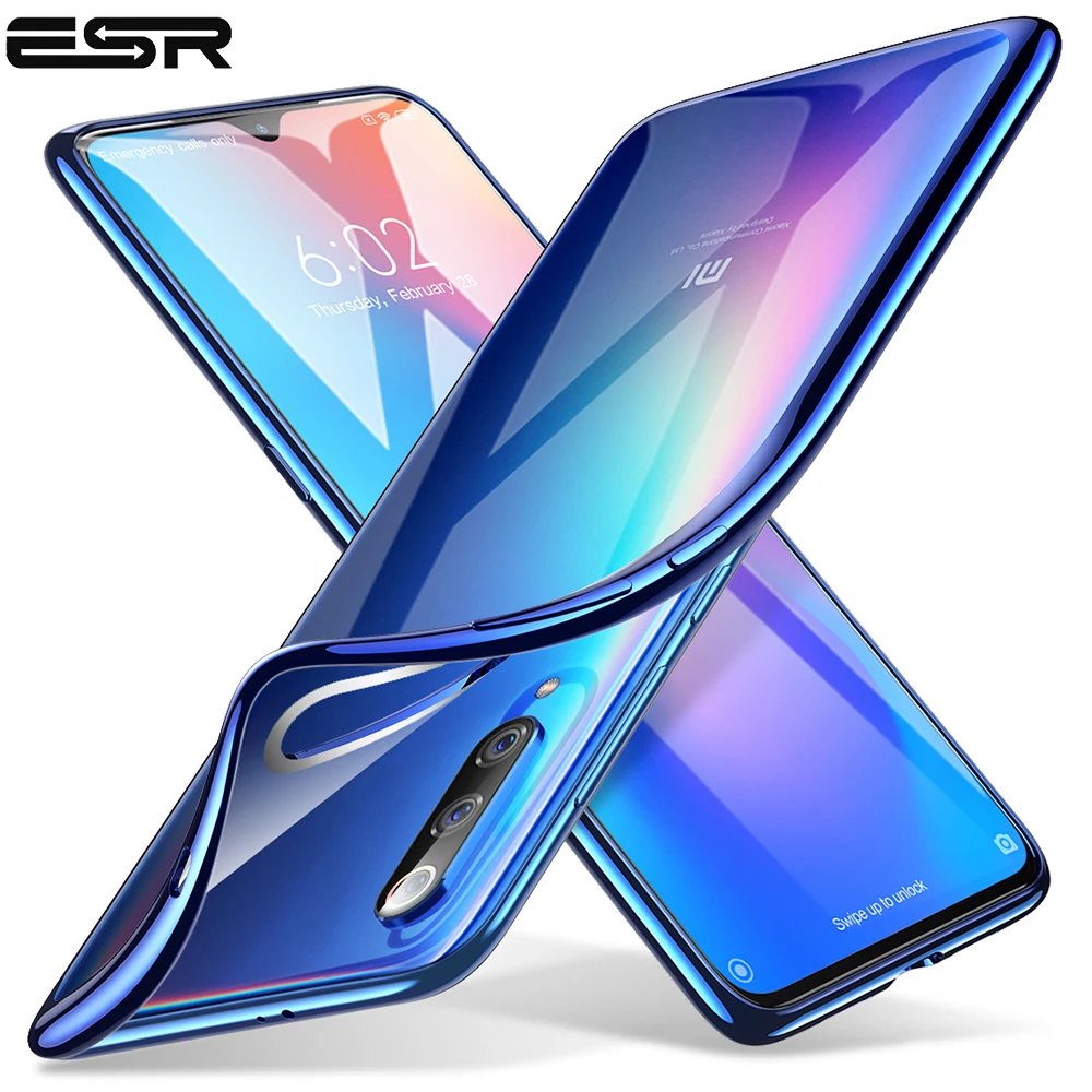 Чехол ESR для Xiaomi Mi 9 8 SE мягкий прозрачный чехол из ТПУ роскошный противоударный