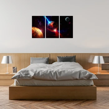 

Abstract Artwork Marvelous Universe Landscape Planet Fantasy Art Wall Pictures for Kid's Bedroom Home Decor Dropshipping