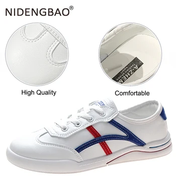 

Skateboarding Shoes Women Soft Breathable Walking Shoes Lace Up Waterproof Ladies Flats Shoes Casual Sneakers Women Footwear