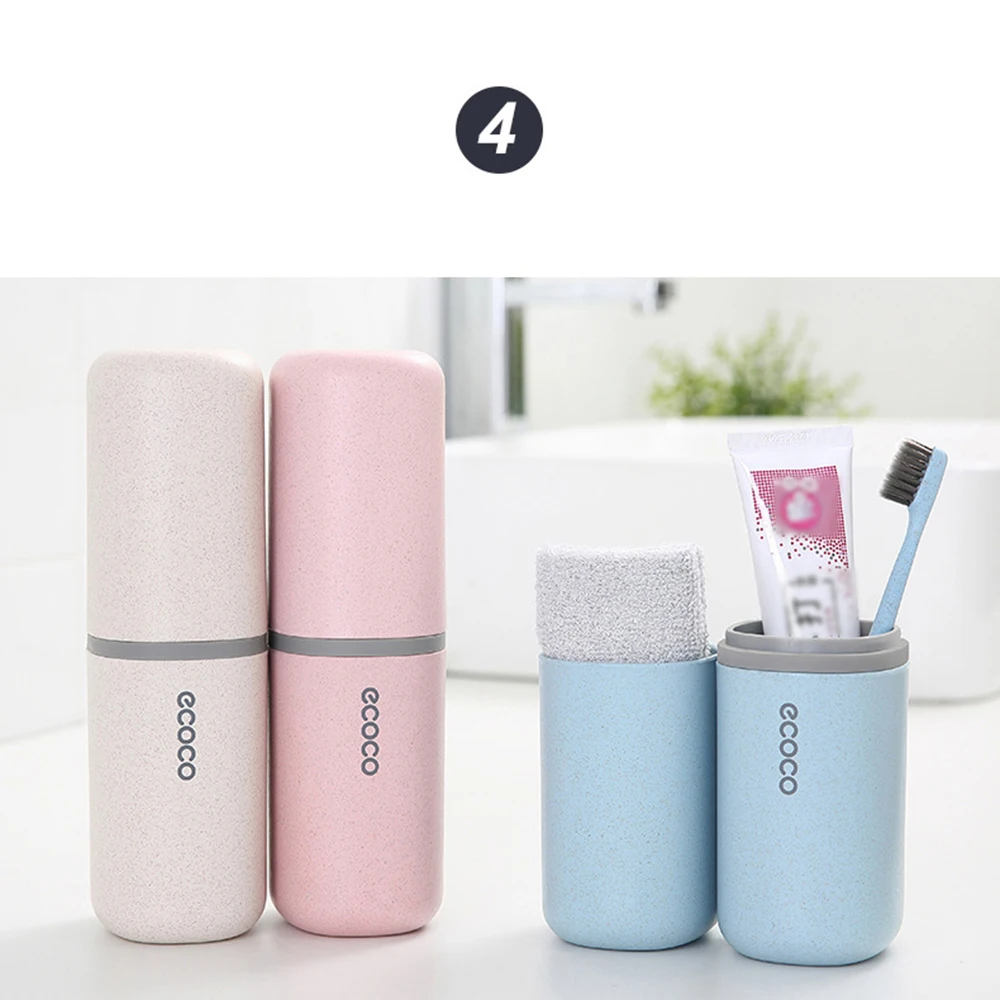 Toothbrush Case Portable Toothbrush Toothpaste Holder Travel Toothbrush Wash Cup Case Holder Storage Box Container