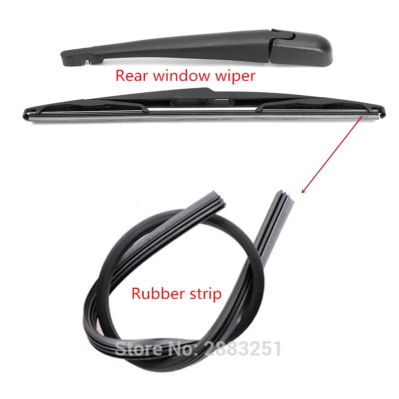 Insert Rubber strip Rear Wiper Blade Windshield Wipers For toyota rav4